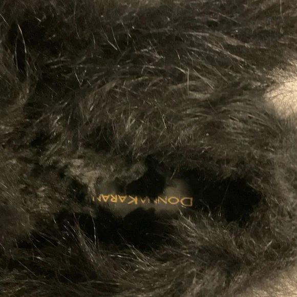 Donna Karan Tianna suede and genuine fur sneakers size 9 - Picture 4 of 6